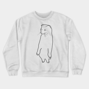 Standing Cat Crewneck Sweatshirt